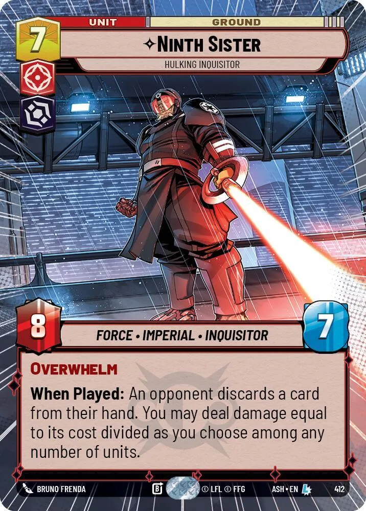 Ninth Sister - Hulking Inquisitor — Ashes of the Empire — Star Wars: Unlimited
