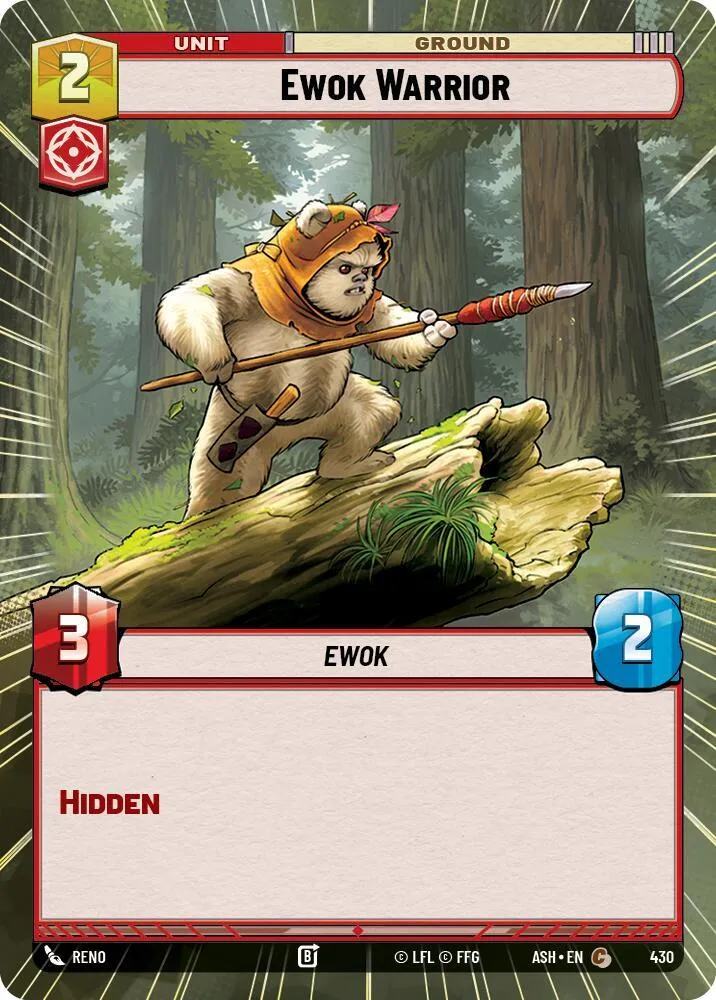Guerrier Ewok from Ashes of the Empire - Star Wars: Unlimited