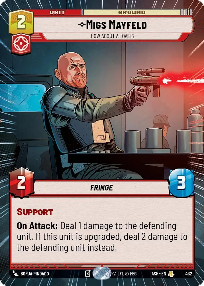Migs Mayfeld - Si Nous Portions Un Toast ? — Ashes of the Empire — Star Wars: Unlimited