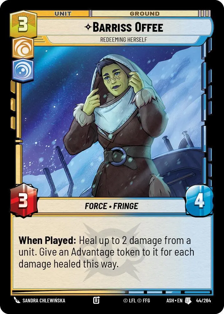Barriss Offee - Se Rachète — Ashes of the Empire — Star Wars: Unlimited
