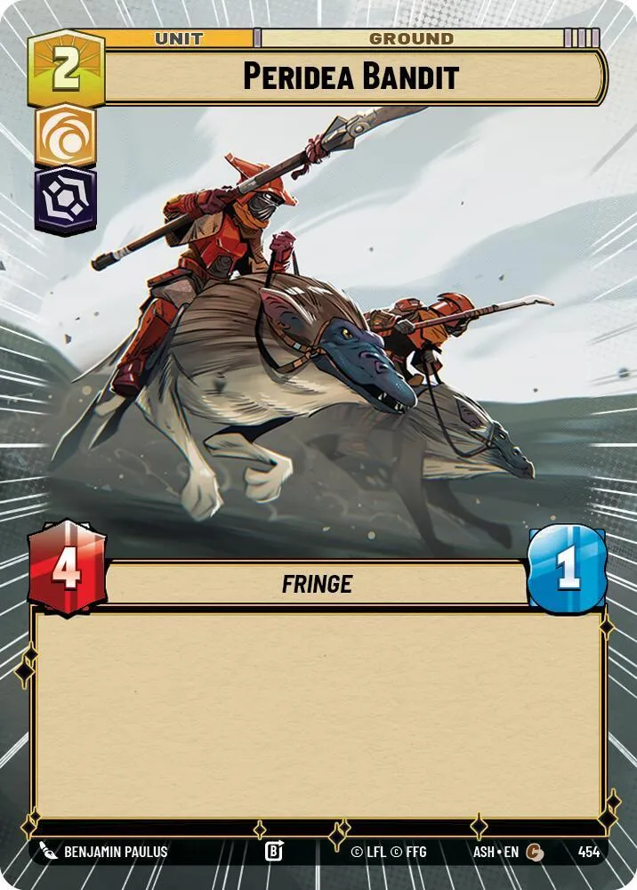 Bandit de Peridea — Ashes of the Empire — Star Wars: Unlimited