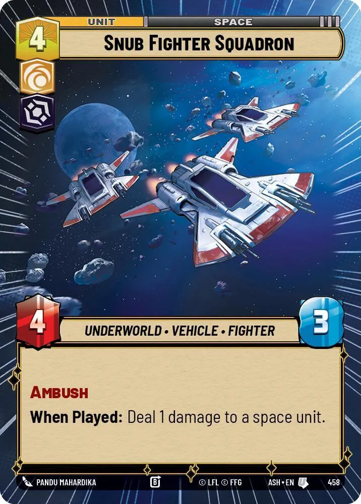 Snub Fighter Squadron — Ashes of the Empire — Star Wars: Unlimited