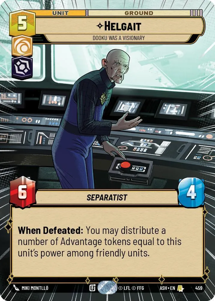 Helgait - Dooku Était Un Visionnaire — Ashes of the Empire — Star Wars: Unlimited
