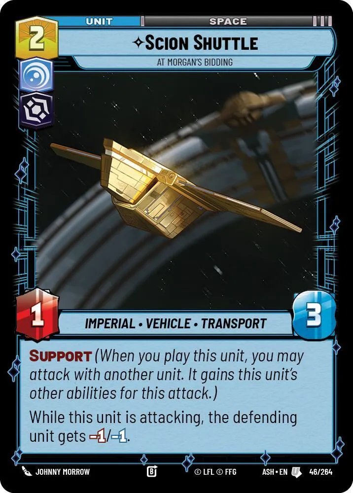 Navette Scion - À La Disposition De Morgan — Ashes of the Empire — Star Wars: Unlimited