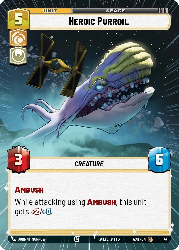 Purrgil Héroïque — Ashes of the Empire — Star Wars: Unlimited