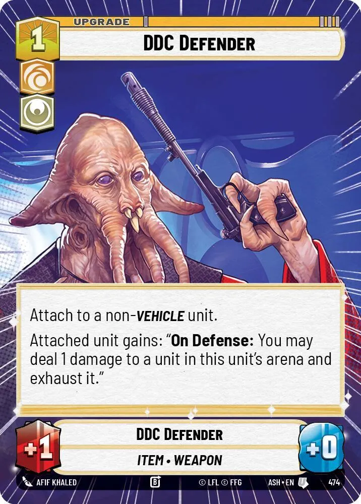 Defender du CDD — Ashes of the Empire — Star Wars: Unlimited