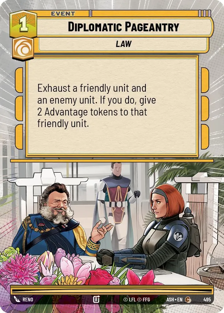 Cérémonial Diplomatique — Ashes of the Empire — Star Wars: Unlimited