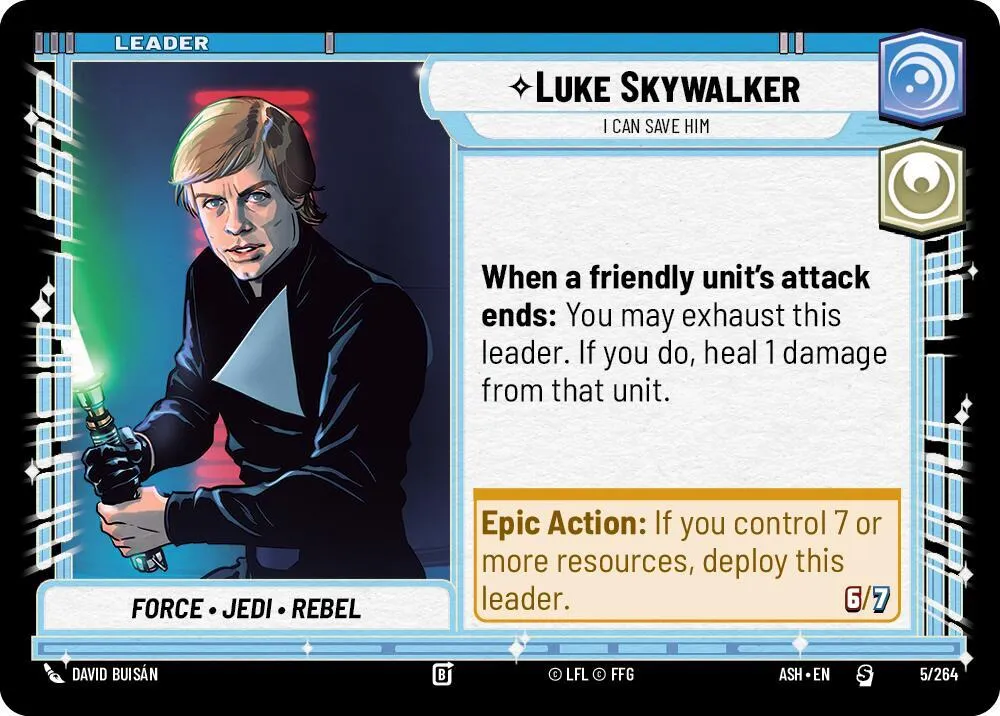 Luke Skywalker - I Can Save Him — Ashes of the Empire — Star Wars: Unlimited