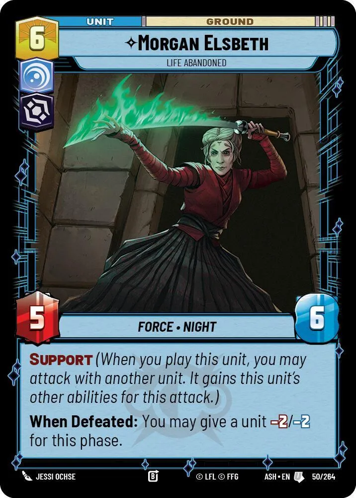 Morgan Elsbeth - Life Abandoned — Ashes of the Empire — Star Wars: Unlimited