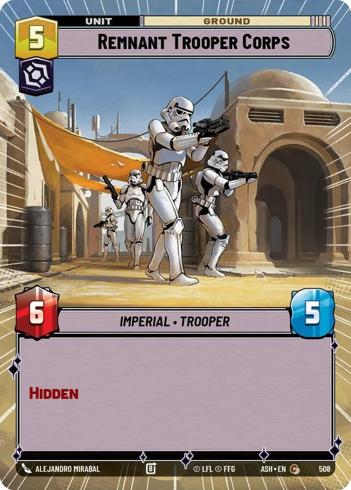 Corps Subsistant de Stormtroopers — Ashes of the Empire — Star Wars: Unlimited
