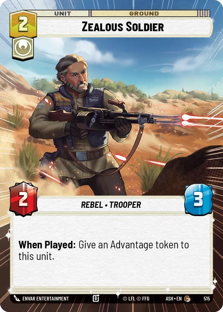 Zealous Soldier from Ashes of the Empire - Star Wars: Unlimited