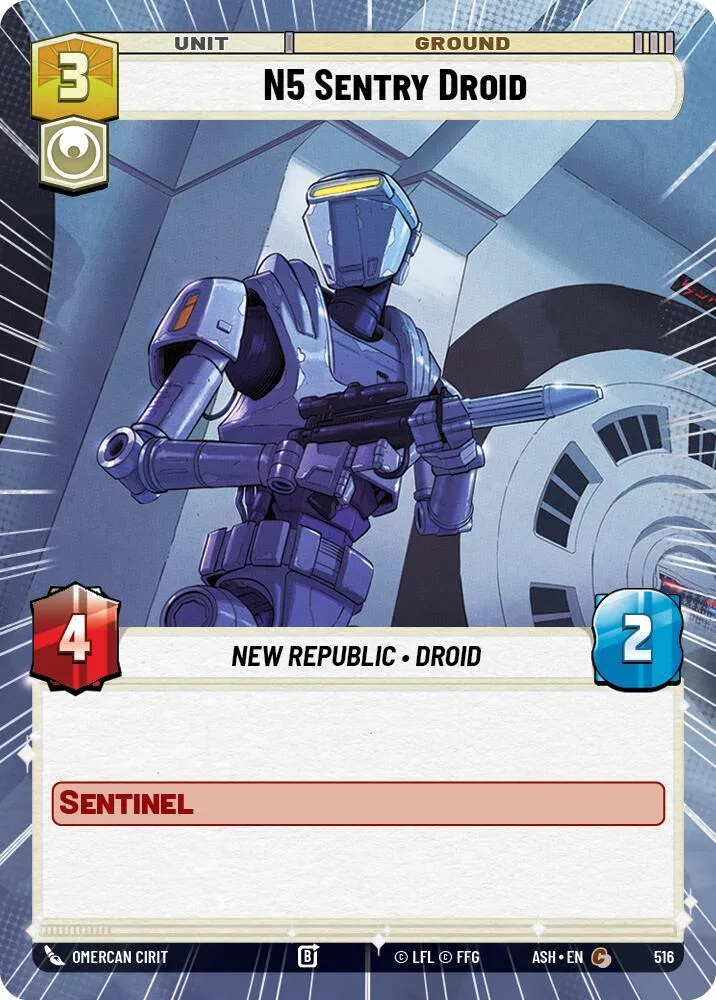Droïde Sentinelle N5 — Ashes of the Empire — Star Wars: Unlimited