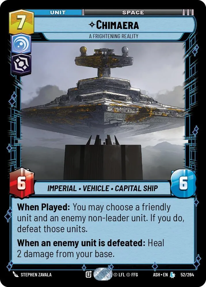 Chimaera - A Frightening Reality — Ashes of the Empire — Star Wars: Unlimited