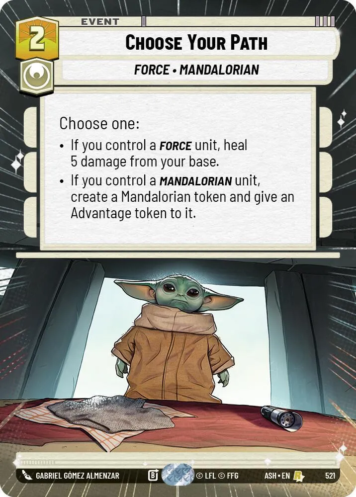 Choose Your Path — Ashes of the Empire — Star Wars: Unlimited