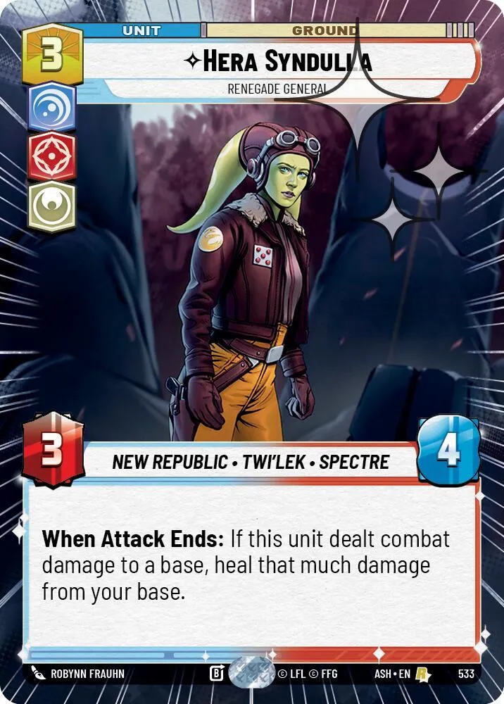 Hera Syndulla - Renegade General — Ashes of the Empire — Star Wars: Unlimited