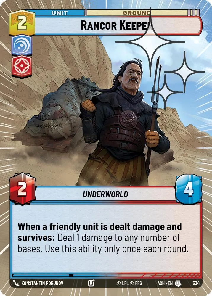 Gardien de Rancor — Ashes of the Empire — Star Wars: Unlimited