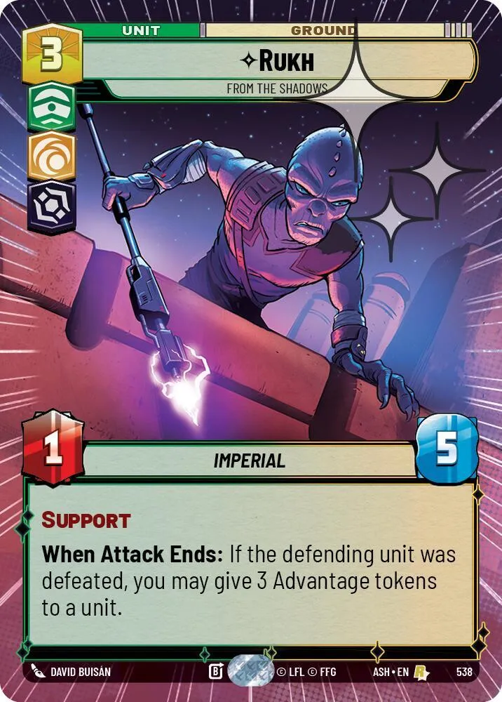 Rukh - From the Shadows — Ashes of the Empire — Star Wars: Unlimited