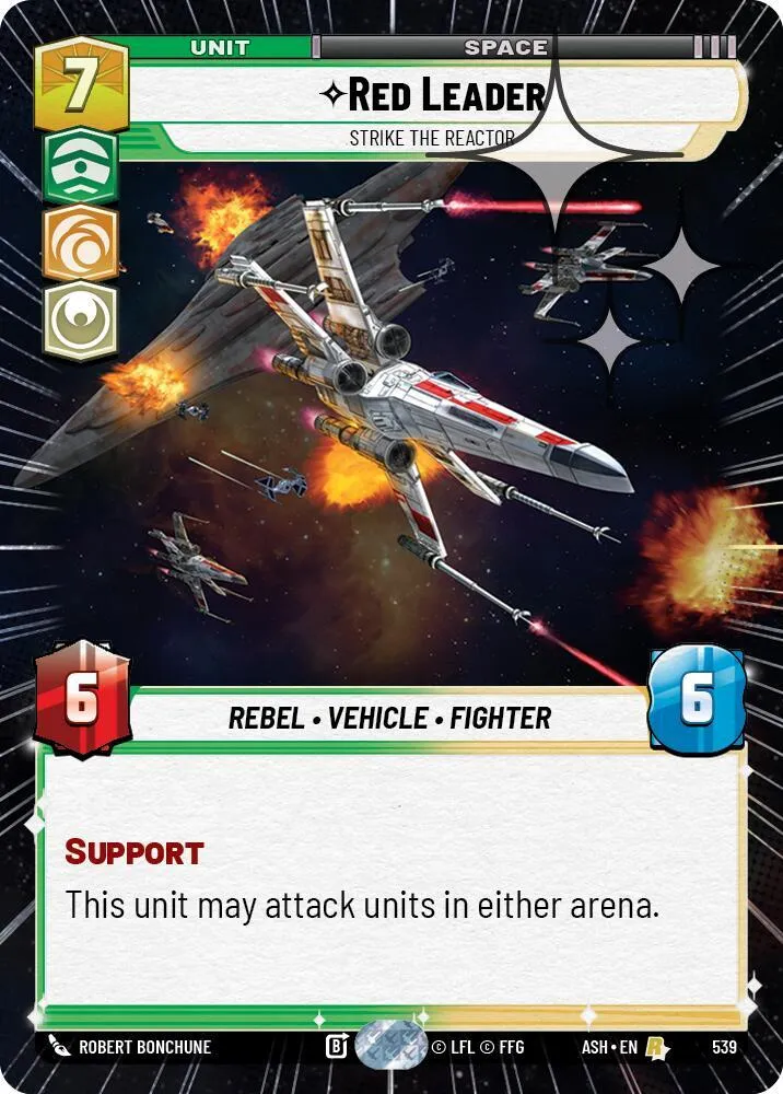 Red Leader - Strike the Reactor — Ashes of the Empire — Star Wars: Unlimited