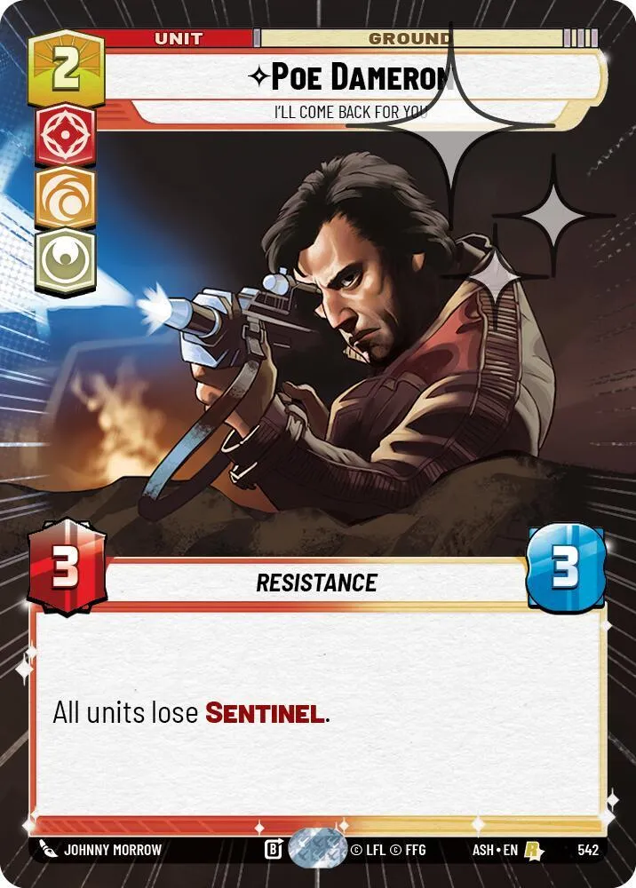 Poe Dameron - Je Reviendrai Pour Toi — Ashes of the Empire — Star Wars: Unlimited