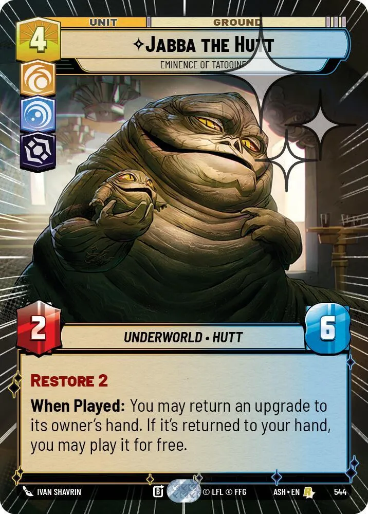 Jabba the Hutt - Eminence of Tatooine — Ashes of the Empire — Star Wars: Unlimited