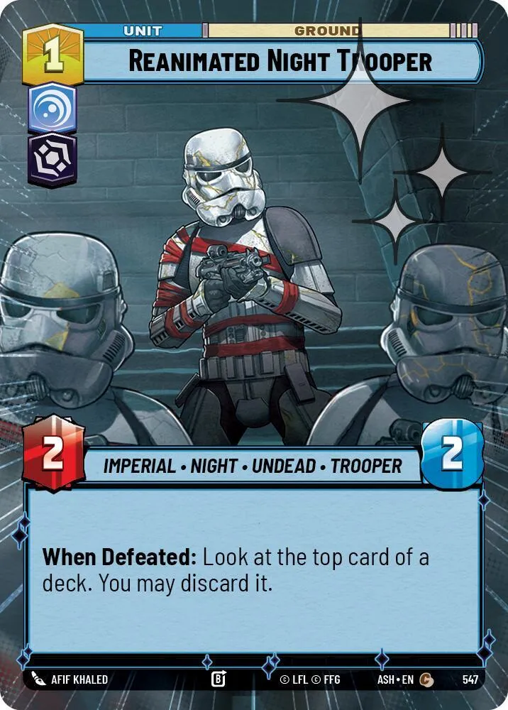 Night Trooper Réanimé — Ashes of the Empire — Star Wars: Unlimited