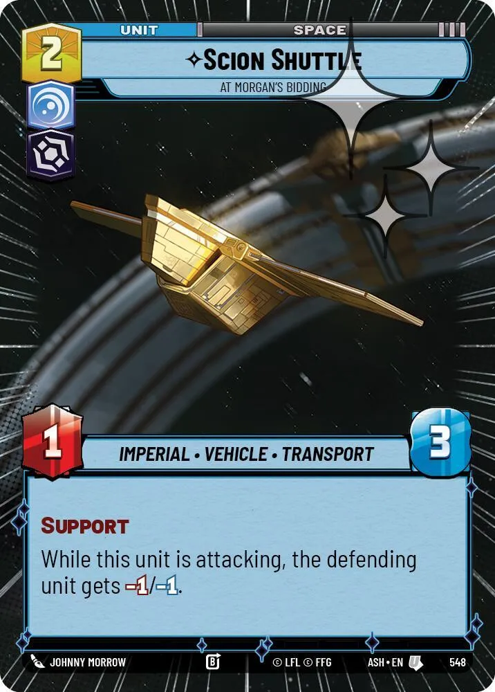 Navette Scion - À La Disposition De Morgan — Ashes of the Empire — Star Wars: Unlimited