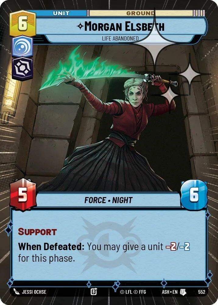 Morgan Elsbeth - Life Abandoned — Ashes of the Empire — Star Wars: Unlimited