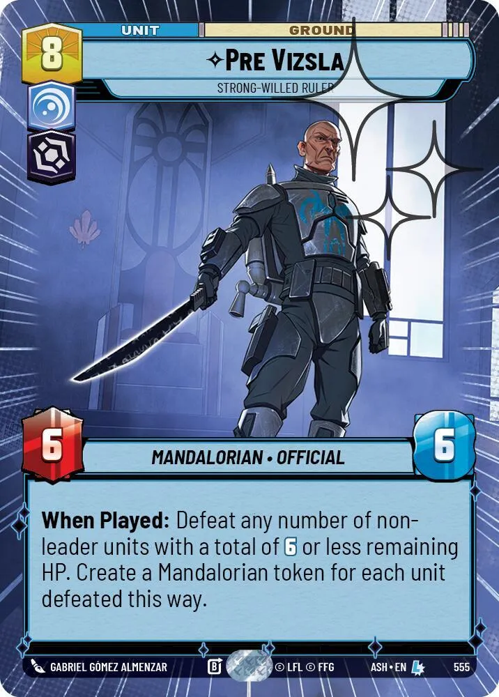 Pre Vizsla - Dirigeant Déterminé — Ashes of the Empire — Star Wars: Unlimited