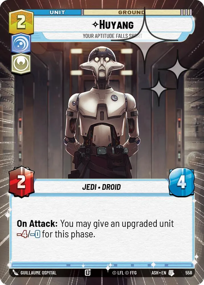 Huyang - Votre Aptitude S'Avère Insuffisante — Ashes of the Empire — Star Wars: Unlimited