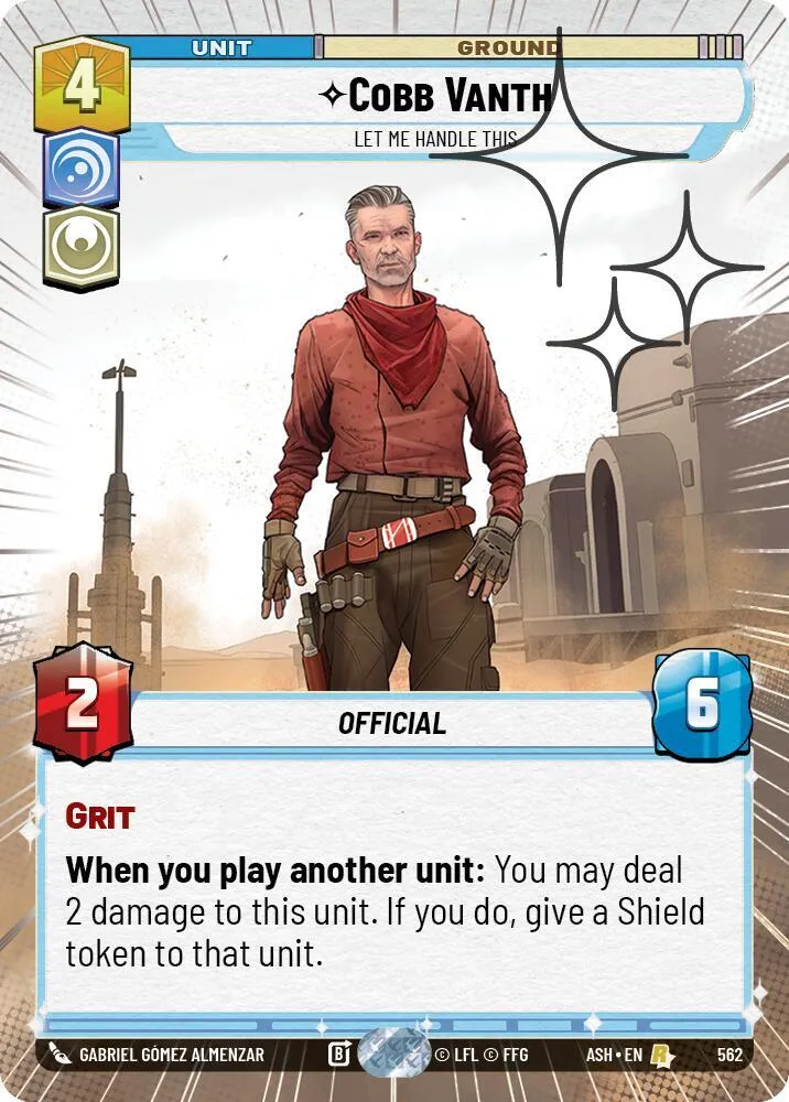 Cobb Vanth - Laisse-Moi Régler Ça — Ashes of the Empire — Star Wars: Unlimited