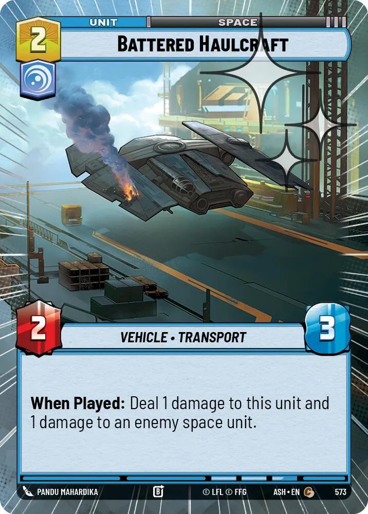 Transport Cabossé — Ashes of the Empire — Star Wars: Unlimited