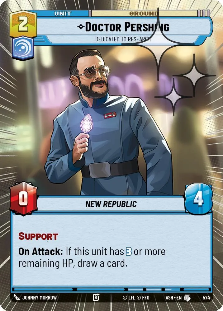 Docteur Pershing - Dévoué À La Recherche — Ashes of the Empire — Star Wars: Unlimited