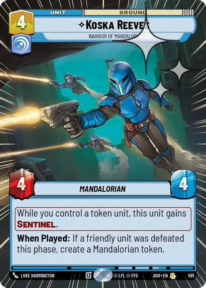 Koska Reeves - Guerrière De Mandalore — Ashes of the Empire — Star Wars: Unlimited