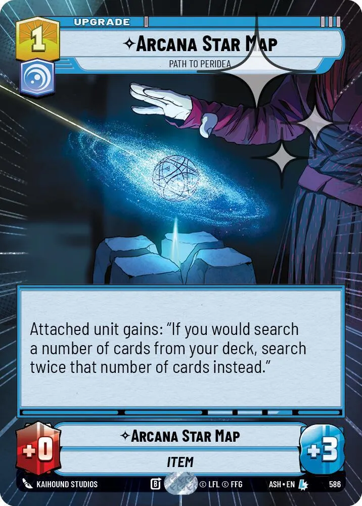 Carte Stellaire des Arcanes - Route Vers Peridea — Ashes of the Empire — Star Wars: Unlimited