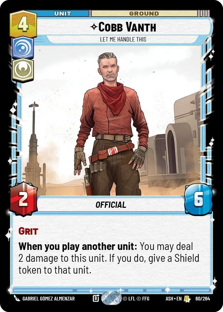 Cobb Vanth - Let Me Handle This — Ashes of the Empire — Star Wars: Unlimited