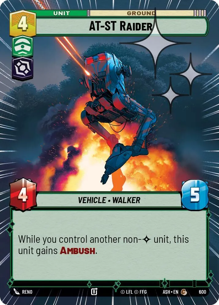 TR-TT Raider — Ashes of the Empire — Star Wars: Unlimited