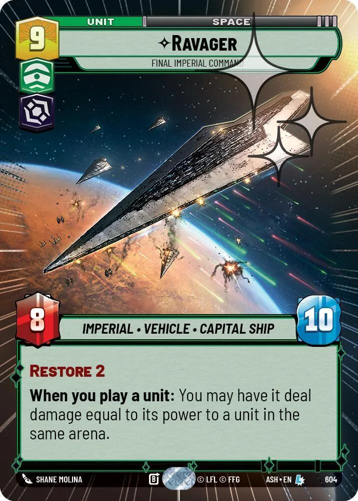 Ravager - Ultime Ordre Impérial — Ashes of the Empire — Star Wars: Unlimited
