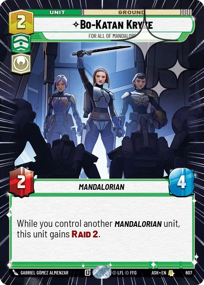 Bo-Katan Kryze - For All of Mandalore — Ashes of the Empire — Star Wars: Unlimited