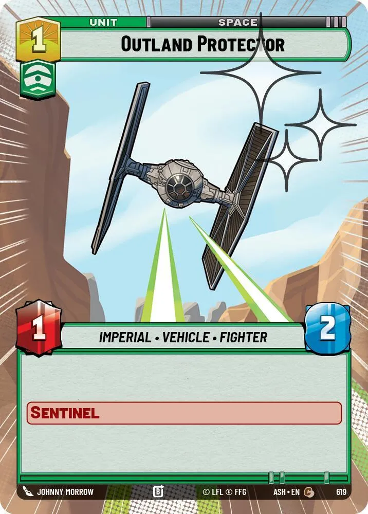 TIE Outland Protecteur — Ashes of the Empire — Star Wars: Unlimited