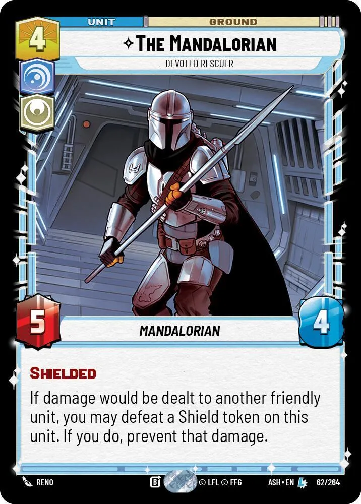 The Mandalorian - Devoted Rescuer — Ashes of the Empire — Star Wars: Unlimited