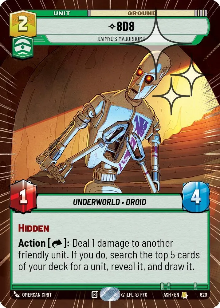 8D8 - Majordome Du Daimyo — Ashes of the Empire — Star Wars: Unlimited
