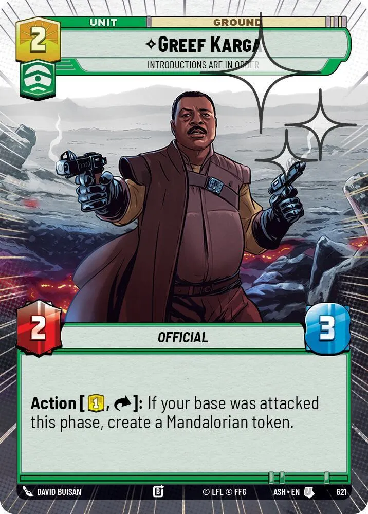 Greef Karga - Les Présentations Sont De Mise — Ashes of the Empire — Star Wars: Unlimited
