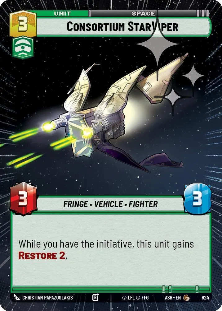StarViper du Consortium from Ashes of the Empire - Star Wars: Unlimited