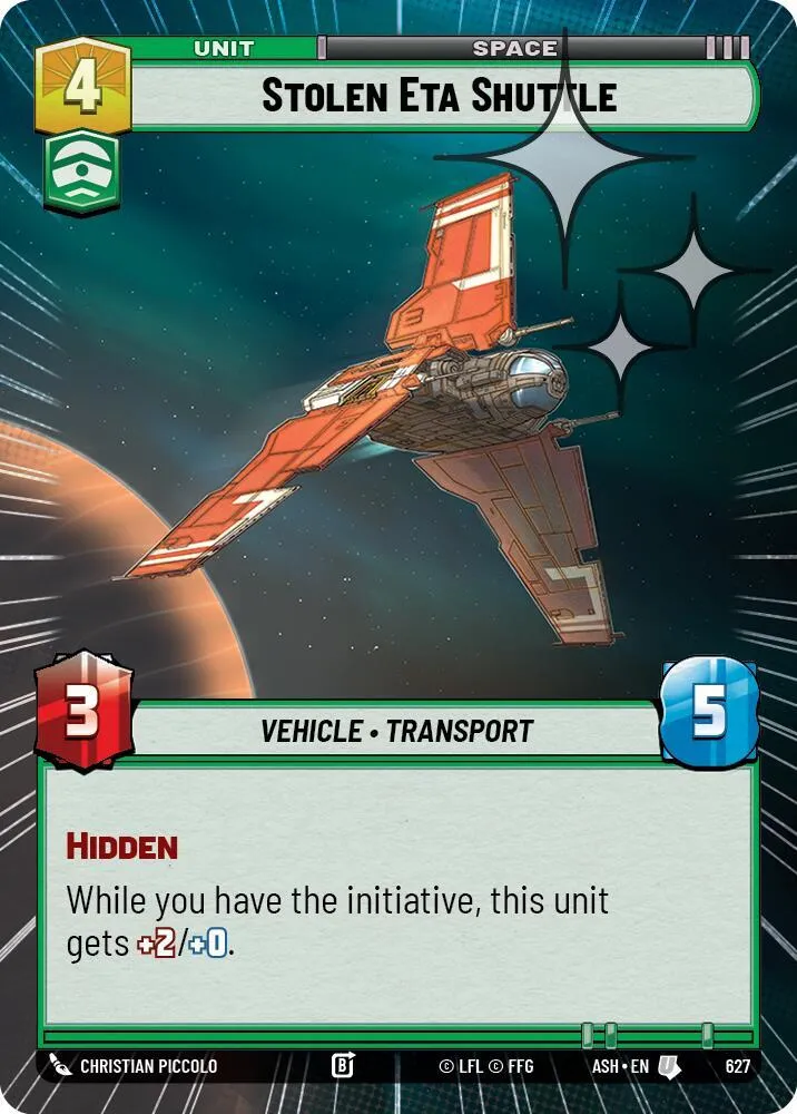 Navette Eta Volée — Ashes of the Empire — Star Wars: Unlimited