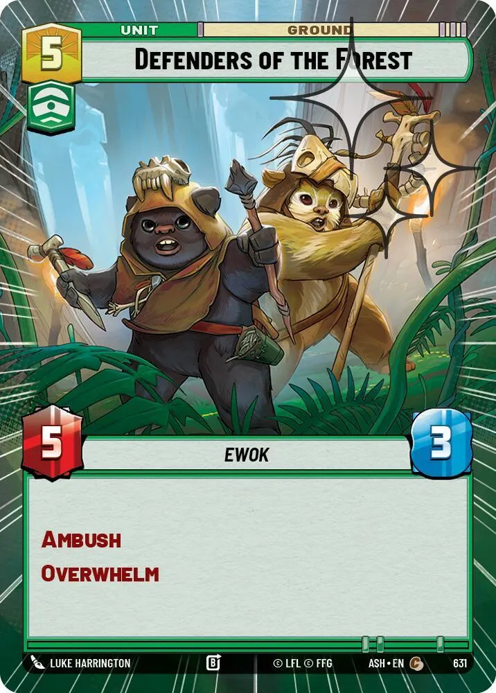 Défenseurs de la Forêt — Ashes of the Empire — Star Wars: Unlimited