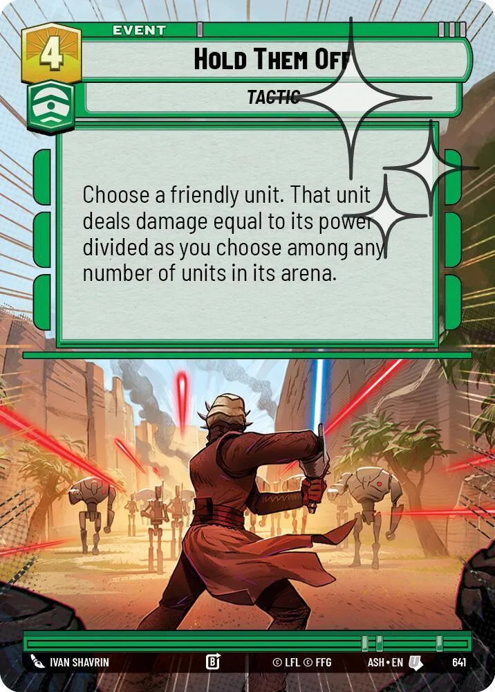 Hold Them Off — Ashes of the Empire — Star Wars: Unlimited