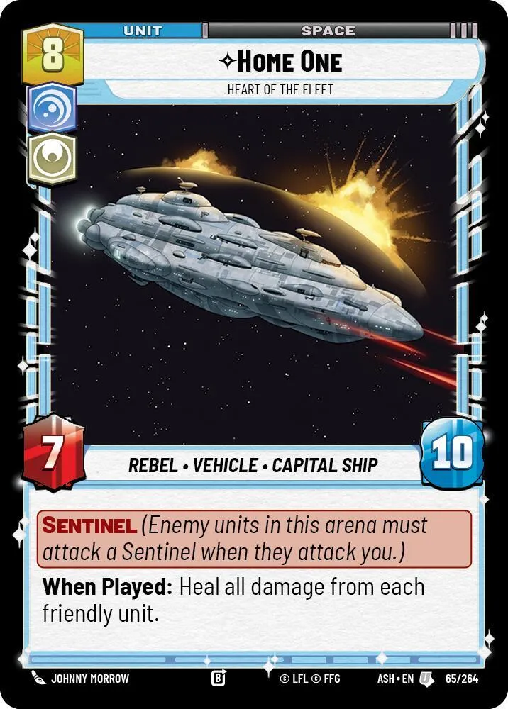 Home One - Heart of the Fleet — Ashes of the Empire — Star Wars: Unlimited