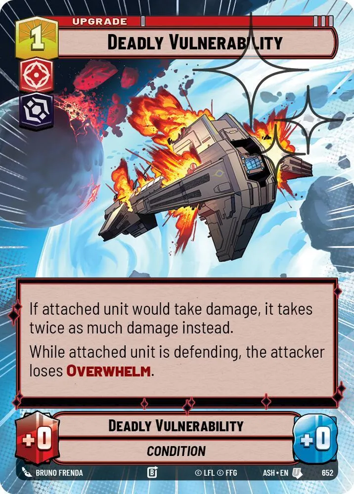 Vulnérabilité Mortelle — Ashes of the Empire — Star Wars: Unlimited