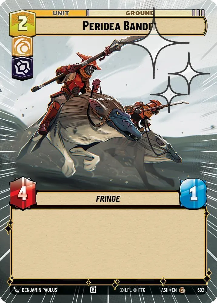 Bandit de Peridea — Ashes of the Empire — Star Wars: Unlimited