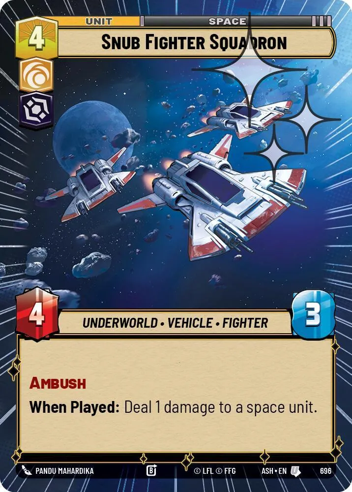 Escadron de Mini-chasseurs — Ashes of the Empire — Star Wars: Unlimited